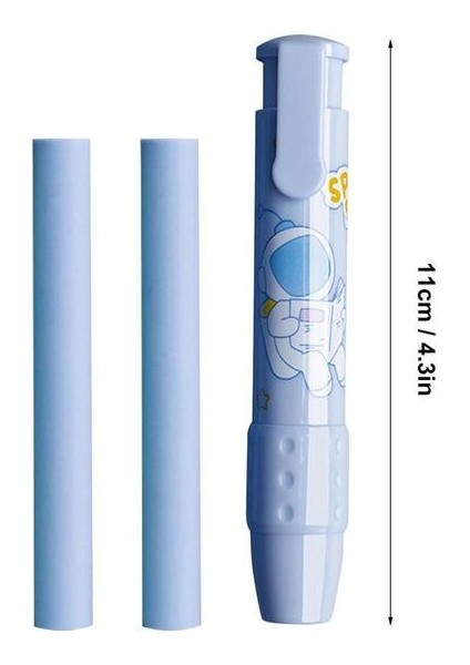 Yıldızlararası Geri Çekilebilir Kalem Şekli Silgi Kalem Yazma ve Çizim Için Silgi Kalem Silgisi Karikatür Tasarım Okul Çocuklar Için Hediye (Yurt Dışından)