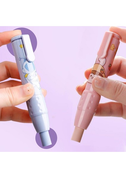 Yıldızlararası Geri Çekilebilir Kalem Şekli Silgi Kalem Yazma ve Çizim Için Silgi Kalem Silgisi Karikatür Tasarım Okul Çocuklar Için Hediye (Yurt Dışından) modelleri