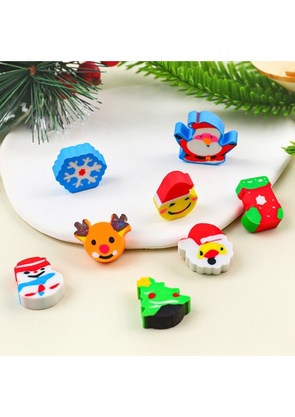 3 Torba Kawaii Çizimli Çanta Noel Silgi Çocuk Silgi Ilköğretim Okulu Öğrenci Kırtasiye Ödül Hediye Ofis Malzemeleri (Yurt Dışından) modelleri
