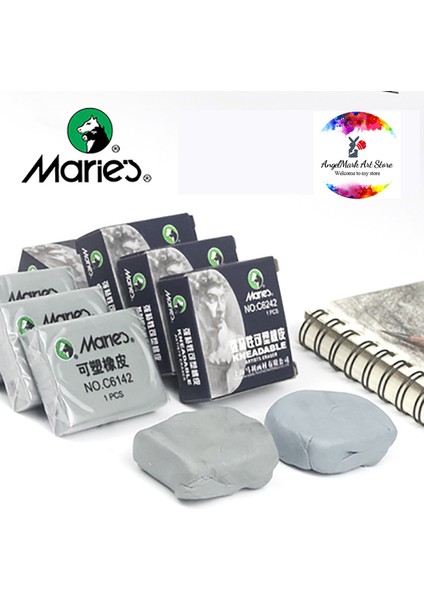 2 Adet Maries Boyama Plastisite Kauçuk Yumuşak Silgi Vurgulamak Için Yoğrulmuş Kauçuk Sanat Çizim Tasarım Kroki Hamuru Kırtasiye (Yurt Dışından)