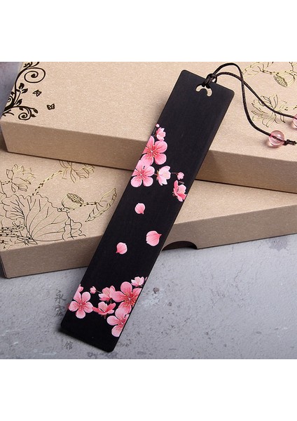 E Yaratıcı Boyalı Oyma Erik Çiçeği Kelebek Ahşap Kitap Ayracı Okul Hediye Okuma Aksesuarları Malzemeleri Çin Tarzı Kitap Klibi (Yurt Dışından) modelleri