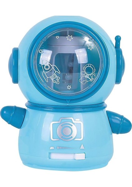 Mavi Yeşil Kalemtıraş Spaceman Elektrikli Kalemtıraş Sınıf Için Otomatik Durdurma Hızlı Otomatik Kalemtıraş Ev Okul Için (Yurt Dışından) fiyatları