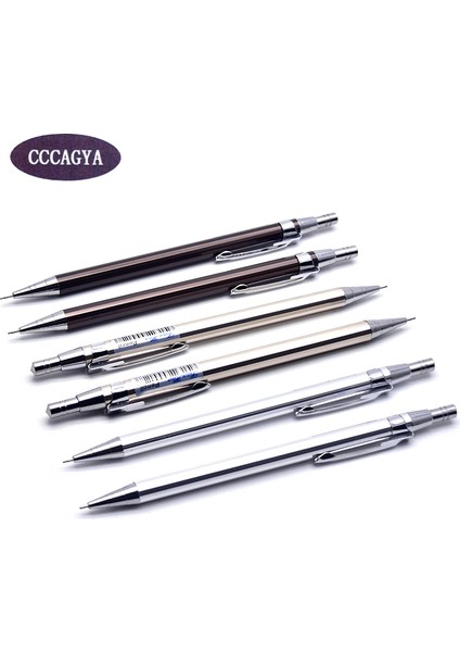 0.5mm 2b Cccagya C026 0.5mm Mini Otomatik Kalem Metal Kalem Öğrenmek Ofis Kırtasiye Okul Yazma Hediye Kalem Otel Iş Yazma Kalemi (Yurt Dışından)