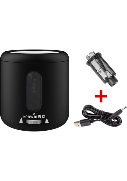 8035-BLACK Tenwin 6-8mm Kalemler Elektrikli Otomatik Kalemtıraş Elektrikli Silgi/kauçuk Okul Çocuk Kırtasiye Malzemeleri 8032/8035/8306 (Yurt Dışından)