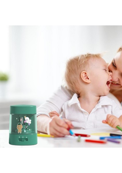 Mavi Elektrikli Kalemtıraş Şeffaf Talaş Tepsi Tasarımlı Kalemtıraş Güçlü Durmayan Motorlu ve Otomatik Durdurmalı Kalemtıraş (Yurt Dışından) modelleri