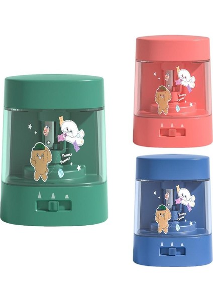 Mavi Elektrikli Kalemtıraş Şeffaf Talaş Tepsi Tasarımlı Kalemtıraş Güçlü Durmayan Motorlu ve Otomatik Durdurmalı Kalemtıraş (Yurt Dışından) indirimleri