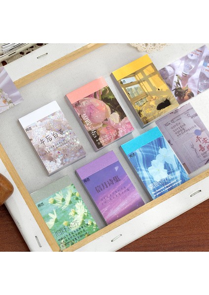 R Yoofun 50 Yaprak Doğal Manzarasanat Resimleri Kırtasiye Çıkartmalar Kitap Estetik Manzara Sevimli Bullet Günlük Tutma Dekor Etiket (Yurt Dışından) fiyatları