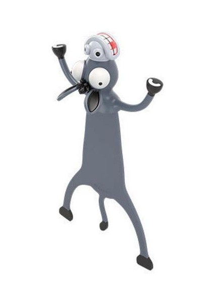 Eşek 3D Stereo Güzel Karikatür Hayvan Imleri Sevimli Panda Pvc Malzeme Komik Öğrenci Okul Kırtasiye Çocuk Hediye Kitap Ayracı (Yurt Dışından)