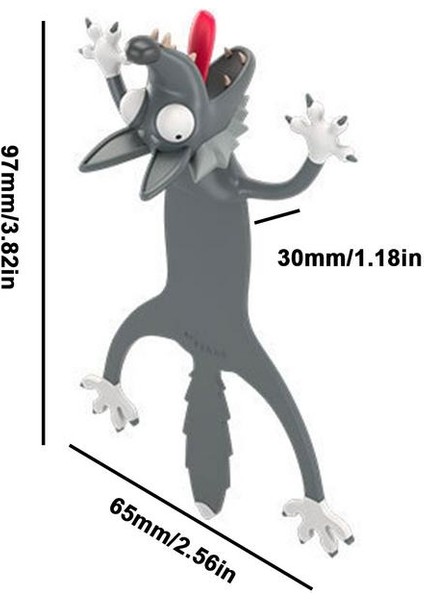 Eşek 3D Stereo Güzel Karikatür Hayvan Imleri Sevimli Panda Pvc Malzeme Komik Öğrenci Okul Kırtasiye Çocuk Hediye Kitap Ayracı (Yurt Dışından) fırsatları