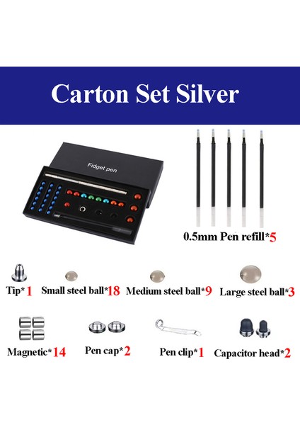 54 Adet Renk Boncuk 04 34/55 Adet/takım Manyetik Polar Kalem Metal Mıknatıs Modüler Düşünüyorum Mürekkep Oyuncak Stres Fidgets Antistres Odak Eller Dokunmatik Kalem Silinebilir Hediye (Yurt Dışından)
