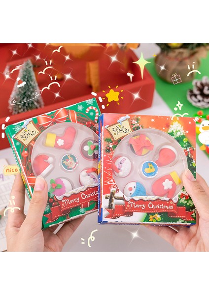 A2 1 Takım Çocuk Noel Silgi Seti Noel Kırtasiye Hediye Okul Öğrencileri Anaokulu Okul Malzemeleri Kırtasiye Seti (Yurt Dışından) fırsatları