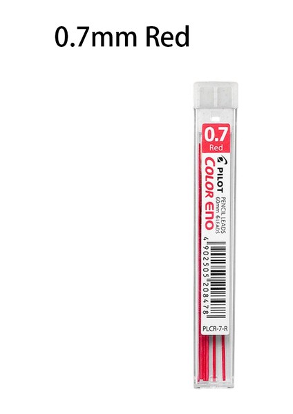 0.7mm Kırmızı 1 Kutu 2b Mekanik Kurşun Kalem Değiştirin Kurşun Kalem 0.5/0.7mm Grafit Kurşun Dolum Silinebilir Pürüzsüz Yazma Çizim Kırtasiye (Yurt Dışından)