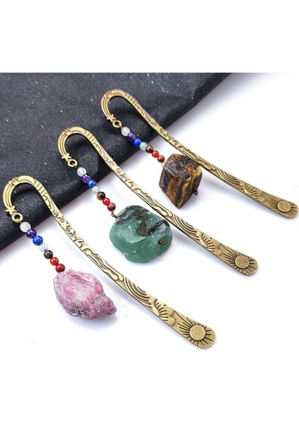 B Çok Tarzı Yaratıcı Metal Kitap Ayracı Kulesi Kitap Ayracı Şifa Taşı Kristal Boncuklar Ataş Çocuk Hediye Kırtasiye Öğrenci (Yurt Dışından) modelleri