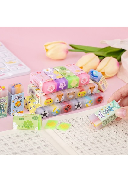 B 1 Adet Ellen Brook Karikatür Sevimli Kawaii Kristal Kelepçe Kauçuk Mini Silgi Seti Çocuklar Için Yenilik Kırtasiye Ofis Okul Malzemeleri (Yurt Dışından) modelleri