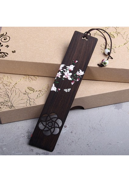 2 Adet Hercai Menekşe 1/2 Adet Boyalı Oyma Erik Çiçeği Kelebek Abanoz Kitap Ayracı Çin Tarzı Yaratıcı Retro Içi Boş Çok Renkli Kitap Klipsi Okul Hediye (Yurt Dışından) fırsatları