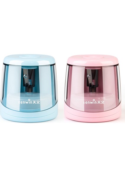 8032-2PCS-PEMBE-MAVI Tenwin 8032/8035/8306 6-8mm Kalemler Elektrikli Otomatik Kalemtıraş Elektrikli Silgi/kauçuk Öğrenciler Kırtasiye Malzemeleri (Yurt Dışından)