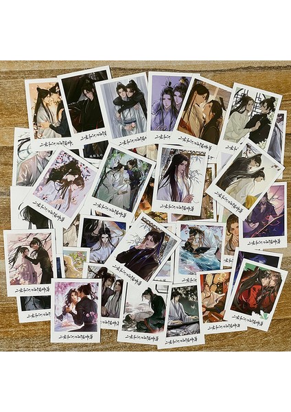 Qiang Jin Jiu 40 Adet/takım Lomo Kartları Erha ve Onun Beyaz Kedi Usta Anime Fotocard Mo Ran Chu Wanning Yer Işareti Sabit Kawaii Mesaj Kartı (Yurt Dışından)