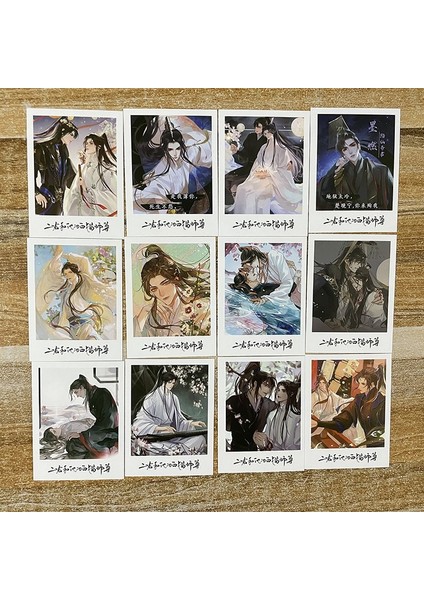 Qiang Jin Jiu 40 Adet/takım Lomo Kartları Erha ve Onun Beyaz Kedi Usta Anime Fotocard Mo Ran Chu Wanning Yer Işareti Sabit Kawaii Mesaj Kartı (Yurt Dışından)