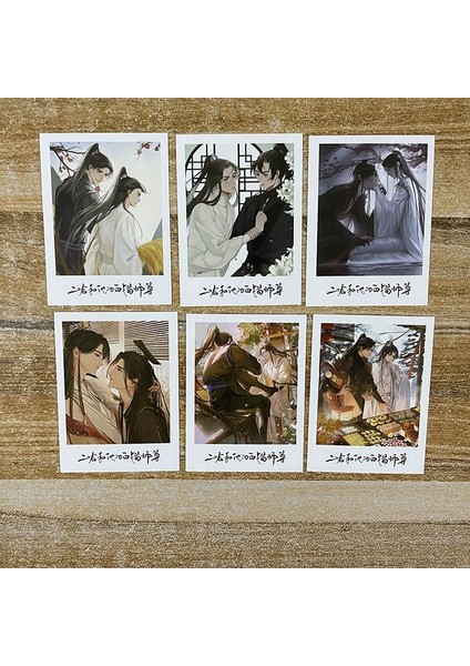 Qiang Jin Jiu 40 Adet/takım Lomo Kartları Erha ve Onun Beyaz Kedi Usta Anime Fotocard Mo Ran Chu Wanning Yer Işareti Sabit Kawaii Mesaj Kartı (Yurt Dışından)