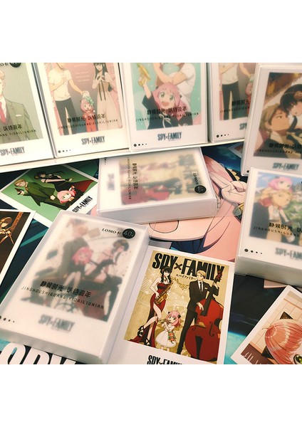 40 Sayfa 40 Adet/takım Anya Loid Yor Lomo Kartları Casus Aile Koleksiyonu Anime Fotocard Pretty Imi Öğrenciler Sabit Sevimli Mesaj Kartı (Yurt Dışından) indirimleri