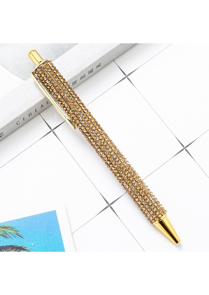 H 1 Parça Tükenmez Kalem Lüks Taklidi Sevimli Düğün Gül Altın Metal Kırtasiye Okul Ofis Arzı Yüksek Kaliteli Kalemler (Yurt Dışından)