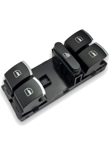 Vw Tiguan 2012-2015 Sol Ön Cam Açma Düğmesi Dörtlü Krom 5K4959857A