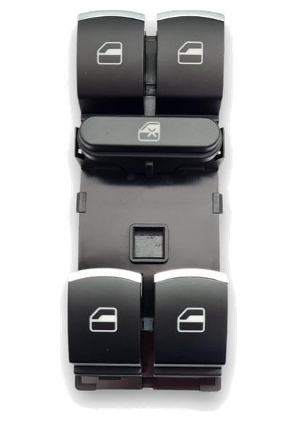 Vw Tiguan 2012-2015 Sol Ön Cam Açma Düğmesi Dörtlü Krom 5K4959857A modelleri