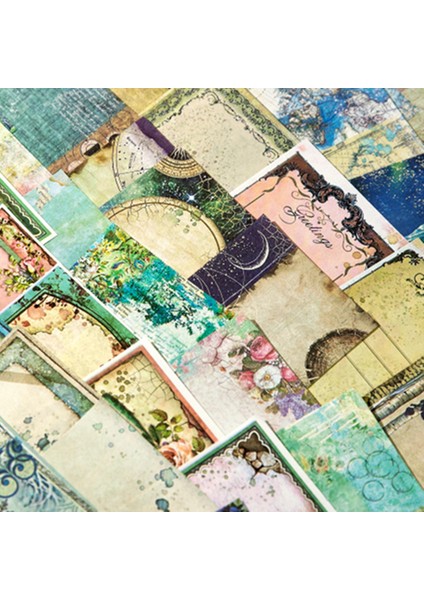 Stil 4 Yeni Perakende Retro Vintage Gül Çiftliği Bloknot Günlüğü Deco Malzeme Kağıt Dergisi Scrapbooking Not Defteri (Yurt Dışından)