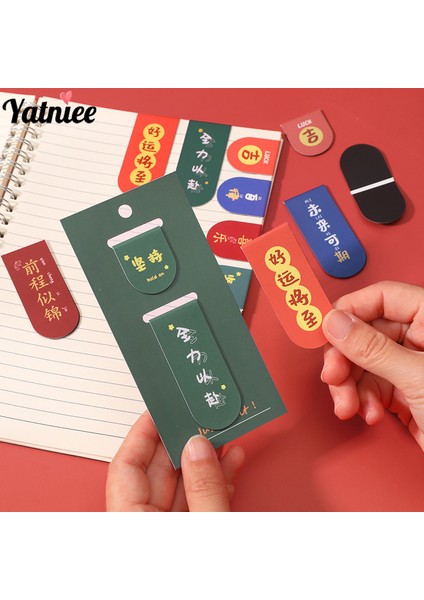 C Yatniee 1 Adet Çin Tarzı Kitap Ayracı Çift Taraflı Manyetik Kitap Ayracı Tutucu Öğrenci Kırtasiye Okul Ofis Malzemeleri Hediye (Yurt Dışından) fiyatları