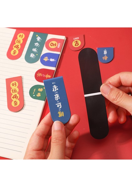 C Yatniee 1 Adet Çin Tarzı Kitap Ayracı Çift Taraflı Manyetik Kitap Ayracı Tutucu Öğrenci Kırtasiye Okul Ofis Malzemeleri Hediye (Yurt Dışından) fırsatları