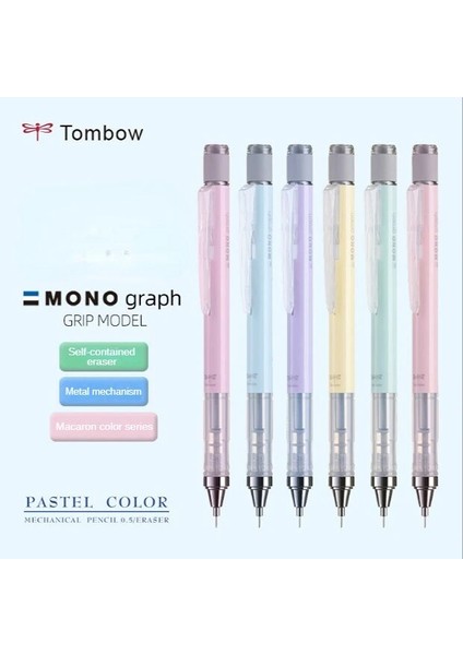 E 0.5mm Mekanik Kurşun Kalem Tombow Acıbadem Kurabiyesi Şeker Renkli Düşük Ağırlık Merkezi Yaratıcı Sallanan Kalem Öğrenci Kırtasiye 1 Adet (Yurt Dışından) modelleri