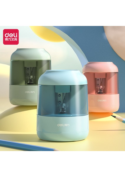 Koyu Mavi Deli Elektrikli Otomatik Kalemtıraş 3 Ayarlanabilir Mod Точилка Differentnet Kalemler Için Kırtasiye Ev Ofis Okul Kaynağı (Yurt Dışından) modelleri