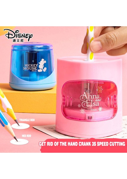 Stil 4 Disney Elektrikli Kalemtıraş Dondurulmuş Örümcek Adam Kırtasiye Ev Ofis Okul Malzemeleri Otomatik Kalemtıraş Kawaii Kırtasiye (Yurt Dışından) fiyatları