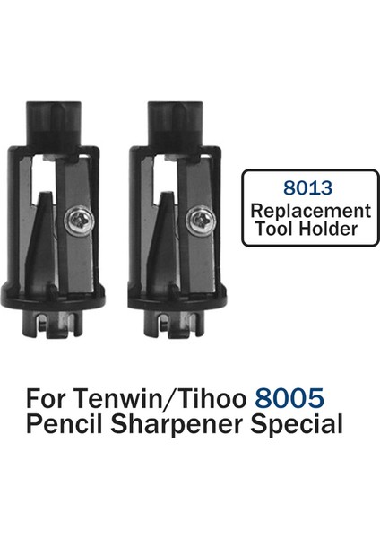 8013-2 Adet Tenwin/tihoo 8013 Bıçak Tutucu Yedek Parça Yedek Takım Tutucu 8005 Elektrikli/manuel 2 In 1 Otomatik Kalemtıraş (Yurt Dışından)