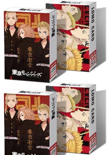 F 30 Adet 1 Takım 30 Adet Anime Tokyo Revengers Fotocard Lomo Karton Kutu Çocuklar Hediye Sano Manjirou Hanagaki Takemichi Tachibana Hinata Kawata Souta (Yurt Dışından) fırsatları