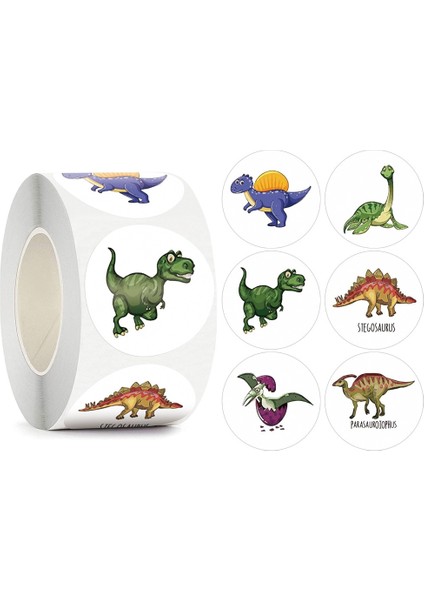 QY1619-300PCS 50-500PCS Sevimli Hayvan Dinozor Çıkartmalar Çocuklar Için 1 Inç Çocuk Oyuncak Oyun Çıkartmaları Doğum Günü Sınıf Partisi Ödül Dekorasyon (Yurt Dışından) indirimleri
