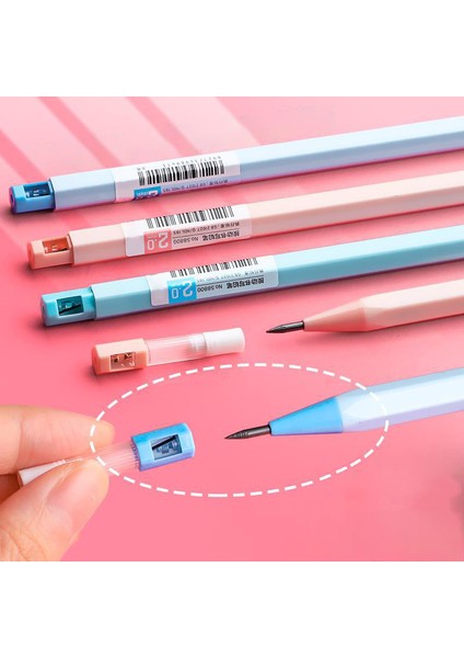 2 Adet Rastgele Kawaii Mekanik Kurşun Kalemler Kalemtraşlar 2.0mm Değiştirilebilir Otomatik Kalemler Kore Kırtasiye Basın Kalemler Okul Ofis (Yurt Dışından) indirimleri