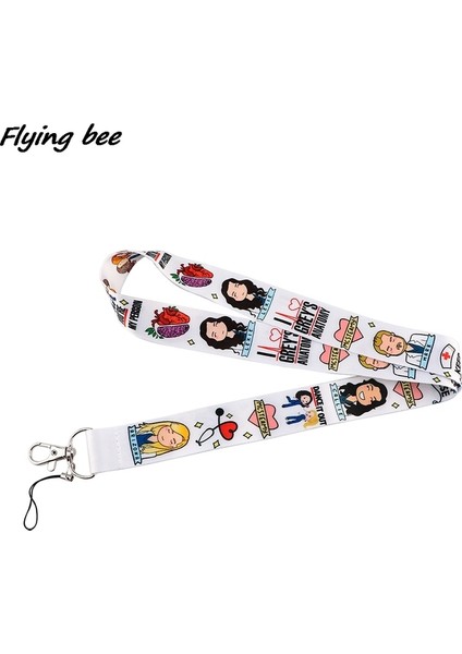 Stil 4 Flyingbee X1279 Grey's Anatomy Moda Boyunluklar Otobüs Kımlık Adı Hemşire Doktor Bilim Adamı Profesör Için Çalışma Kartı Tutucu (Yurt Dışından)