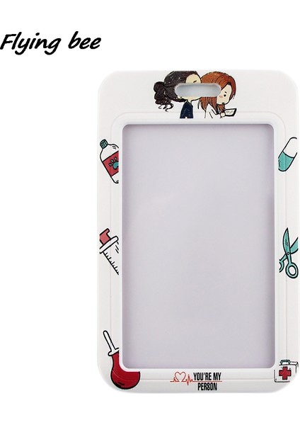 Stil 4 Flyingbee X1279 Grey's Anatomy Moda Boyunluklar Otobüs Kımlık Adı Hemşire Doktor Bilim Adamı Profesör Için Çalışma Kartı Tutucu (Yurt Dışından)