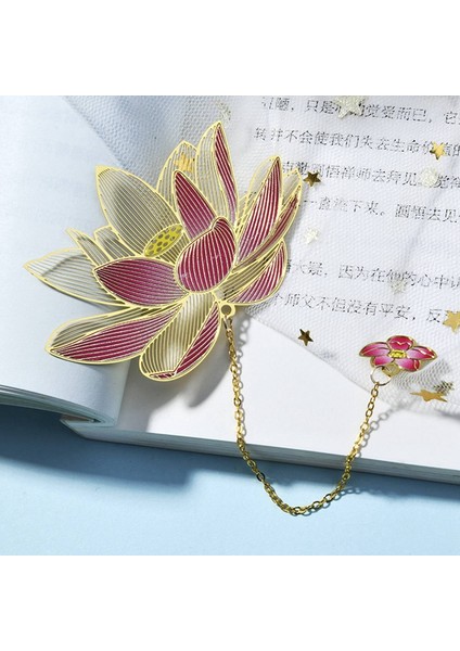 Stil 6 Çin Tarzı Metal Bitki Çiçekler Renkli Boyama Imi Pirinç Püskül Retro Öğrenci Zarif Hediye Imi Okul Kırtasiye (Yurt Dışından) modelleri