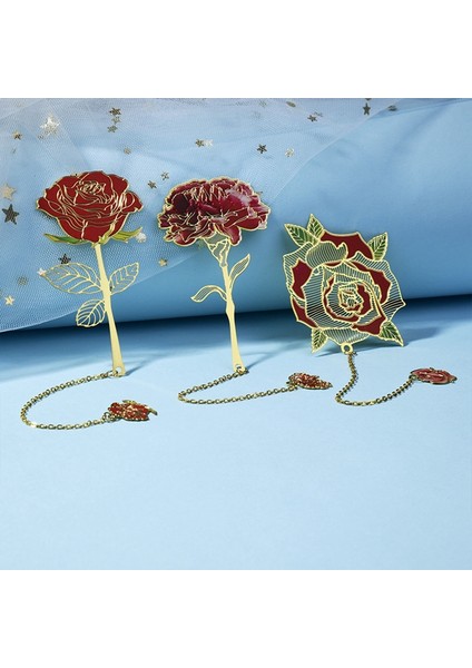 Stil 6 Çin Tarzı Metal Bitki Çiçekler Renkli Boyama Imi Pirinç Püskül Retro Öğrenci Zarif Hediye Imi Okul Kırtasiye (Yurt Dışından) fırsatları