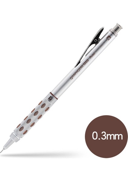 0.3mm PG1013 Pentel Graph Gear 1000 Silgili Metal Gövdeli Mekanik Çizim Kalemi 1 Adet Otomatik Kalem Japon 0.5 mm 0.3 mm 0.7 0.9 mm (Yurt Dışından)