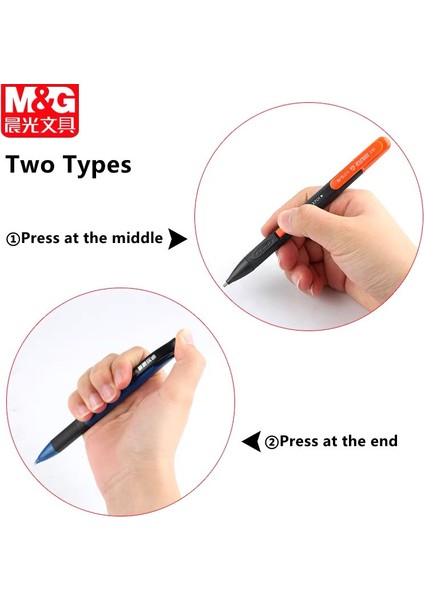Tip 1 Rastgele 1 Adet M&g 2b Sınavı Mekanik Kurşun Kalem Yedekleri Kalın Düz Kafa Muayene Aksesuarı Silgili Kalem Desteği Ofis ve Okul Malzemeleri (Yurt Dışından) fırsatları