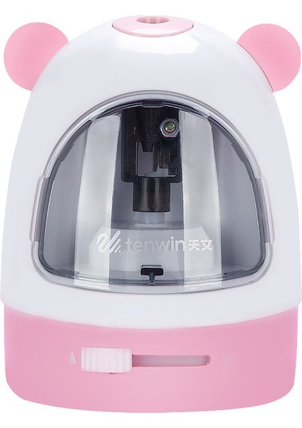 Pembe Yeni Elektrikli Kalemtıraş Anahtarı Otomatik Kalemtıraş Mekanik Kawaii Sevimli Kırtasiye Ofis Okul Malzemeleri Için (Yurt Dışından)