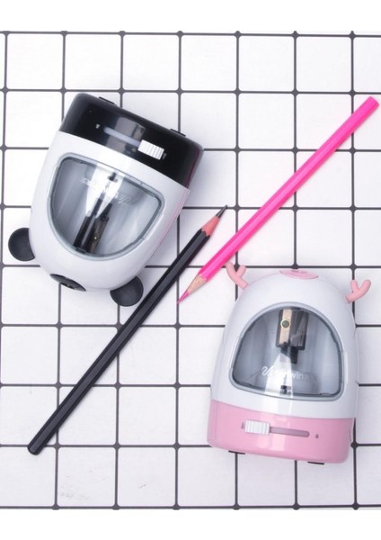 Pembe Yeni Elektrikli Kalemtıraş Anahtarı Otomatik Kalemtıraş Mekanik Kawaii Sevimli Kırtasiye Ofis Okul Malzemeleri Için (Yurt Dışından) indirimleri