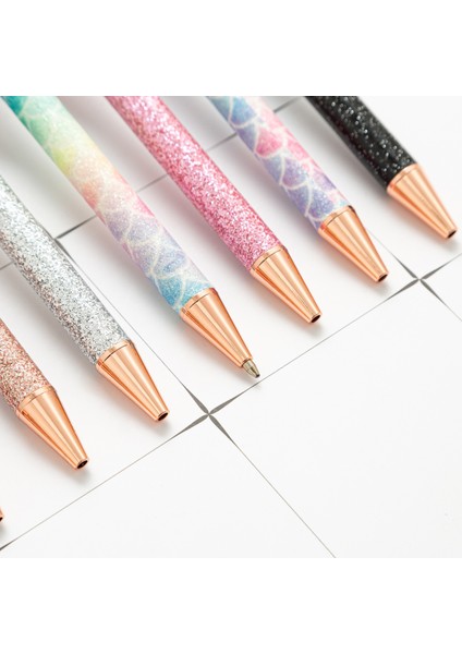 Gül Altın Tükenmez Kalemler Metal Basın Geri Çekilebilir Pürüzsüz Yazma Altın Pembe Kız Hediye Dayanıklı Ofis Okul Malzemeleri Kırtasiye Yazma Kalem (Yurt Dışından) modelleri