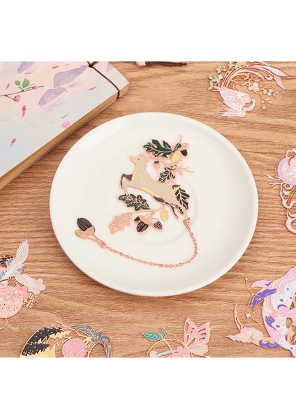 B Tarzı 6 Sıcak Çin Tarzı Metal Imi Püskül Kolye Retro Kitap Klipsi Sayfalandırma Mark Okul Ofis Malzemeleri Kırtasiye Öğrenci Hediye (Yurt Dışından) modelleri