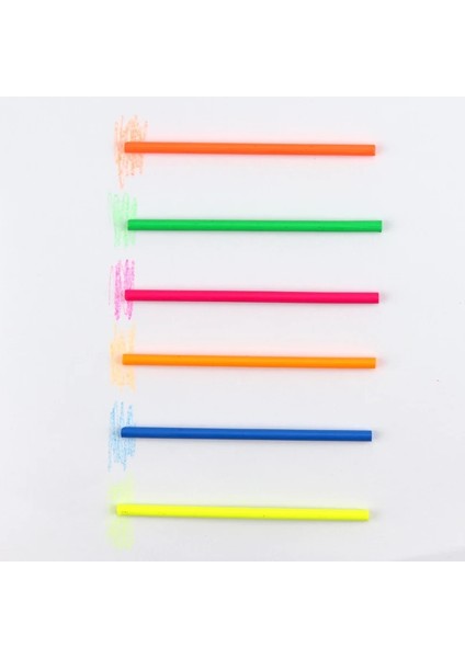 6 Renk-1mix-Set Metal Otomatik/mekanik Kömür Kalem 4.0mm Kalın Renkli Renkli Kalem Dolum/kurşun/çekirdek Neon Kurşun 6 Renkli Kroki Silinebilir (Yurt Dışından) fırsatları