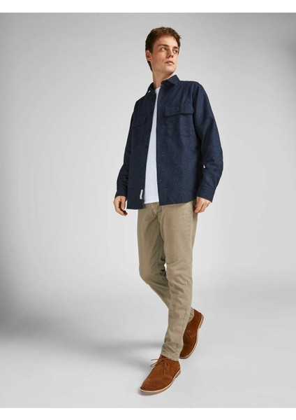 Jpstmarco Jjdave Bej Keten Erkek Pantolon 12174307 32-32 - Bej