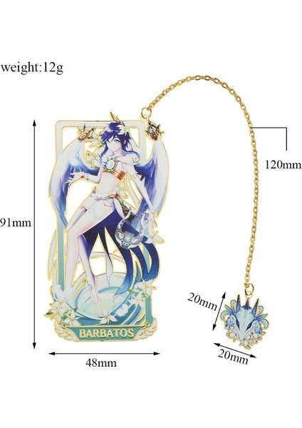 Kamisato Ayato Yae Miko Venti Hu Tao Imleri Anime Genshin Etki Imi Yaratıcı Takılar Kawaii Kitap Sayfası Alaşım Kırtasiye Okul Malzemeleri (Yurt Dışından) fırsatları